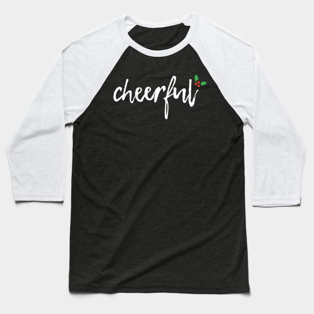 Group Tee, Holiday Party Family Reunion - Cheerful Baseball T-Shirt by Heyday Threads